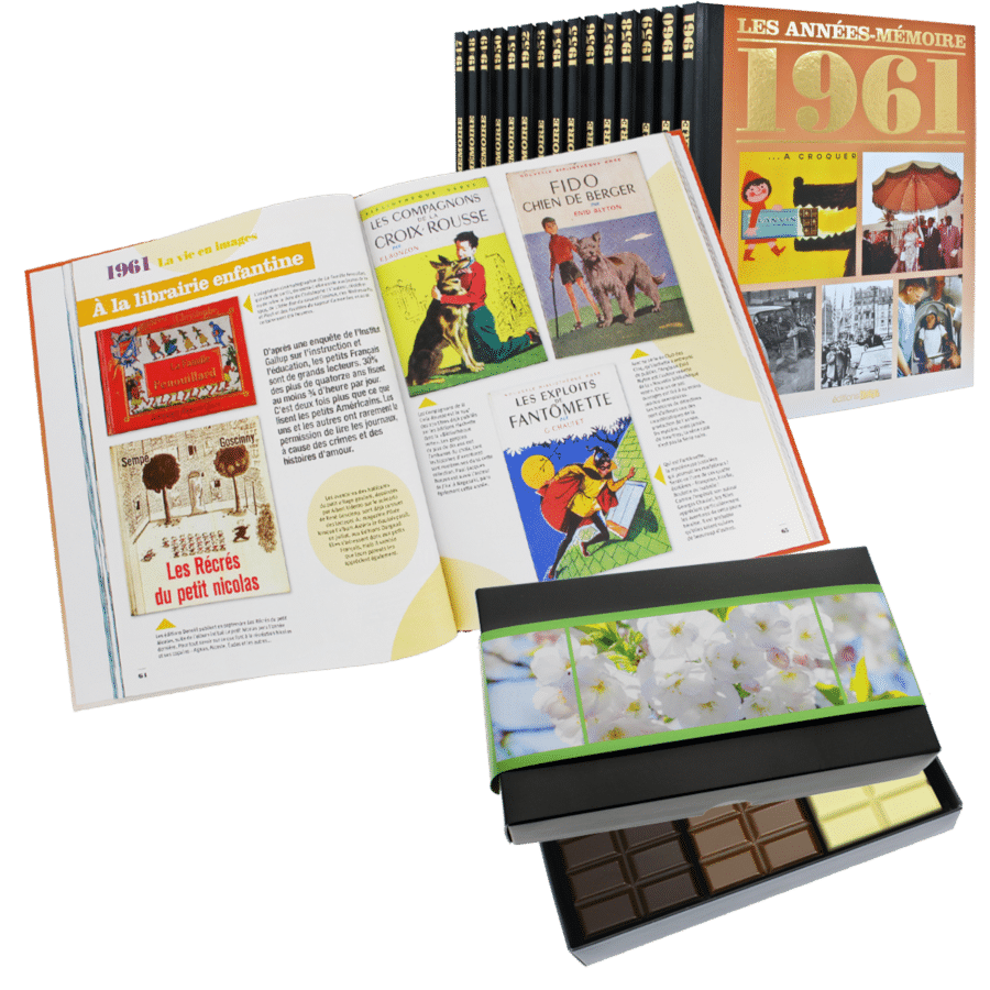 Choco-chronique de l'année idée cadeau pour l’anniversaire de Grand-mère - livre nostalgique
