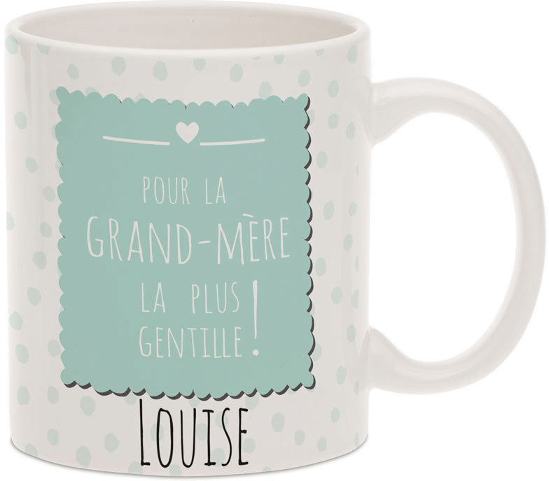 Cadeau personnalisé pour mamie - mug cadeau personnalisé pour mamie - mug