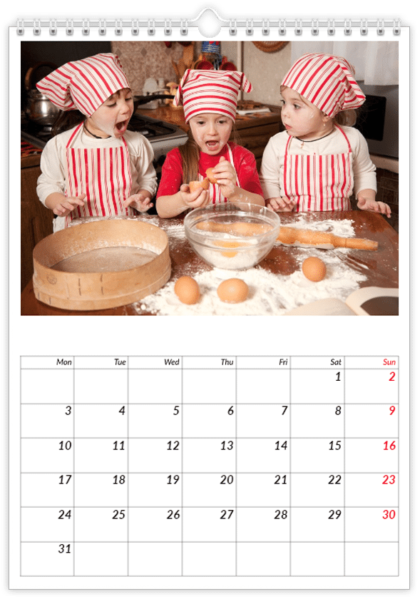 calendrier personnalisé - cadeau mamie
