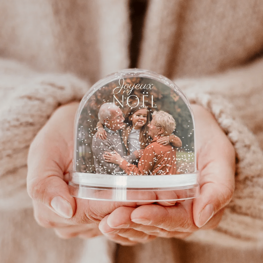 cadeau de Noël pour Grand-mère - Boule à neige photo