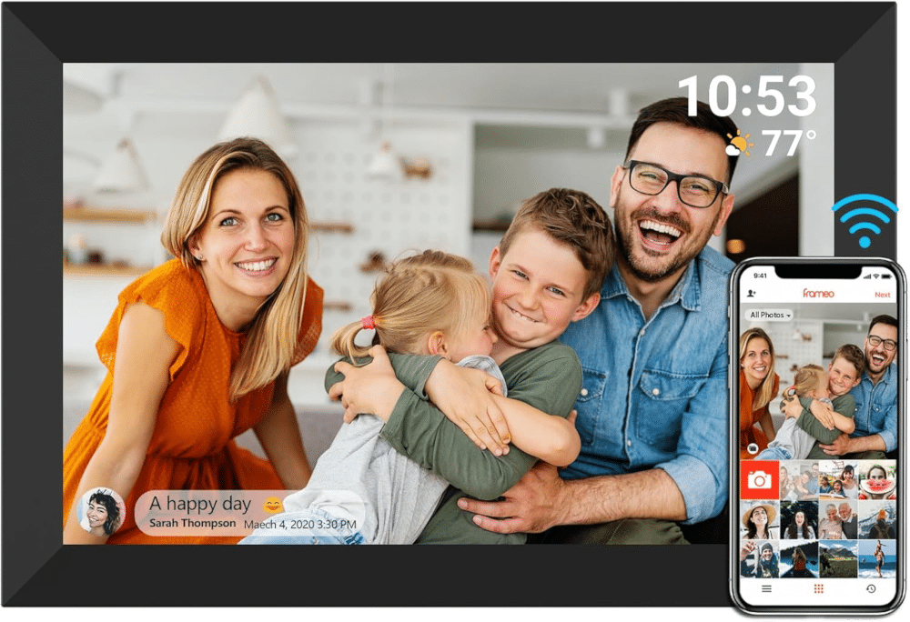cadeau d’anniversaire pour mamie - Cadre Photo Numérique WiFi