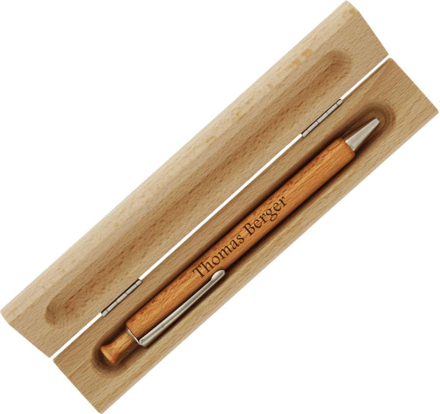 Stylo en bois avec gravure stylo-bille en bois gravé - cadeau pour une femme de 70 ans