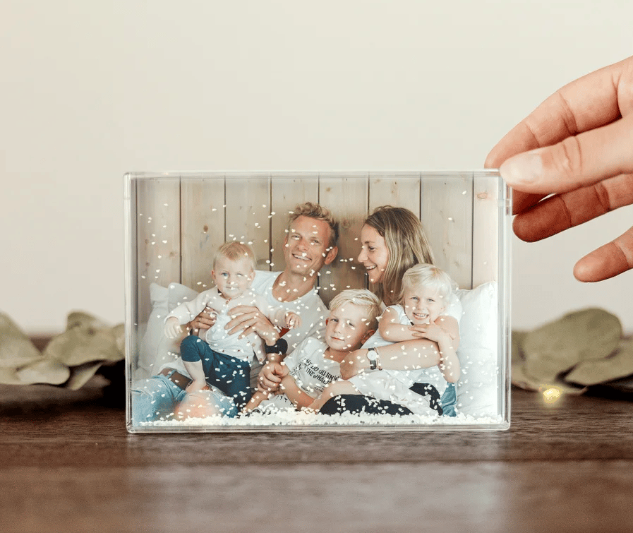 cadeau de Noël grands-parents avec propre photo