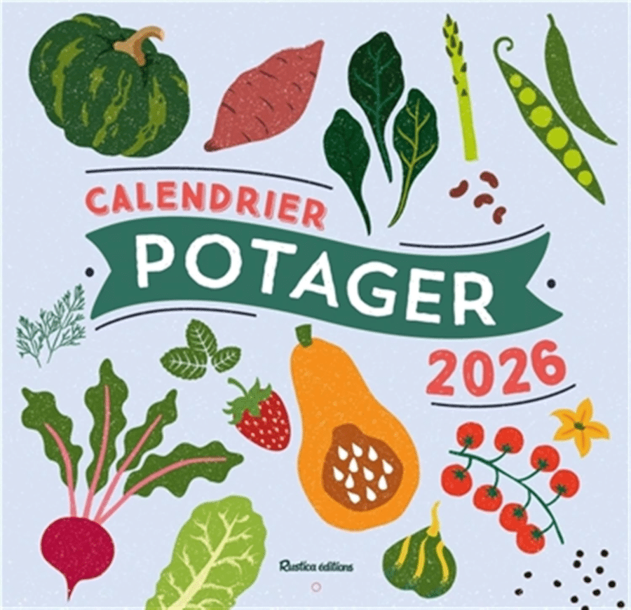 Calendrier pour Grand-mère - calendrier potager