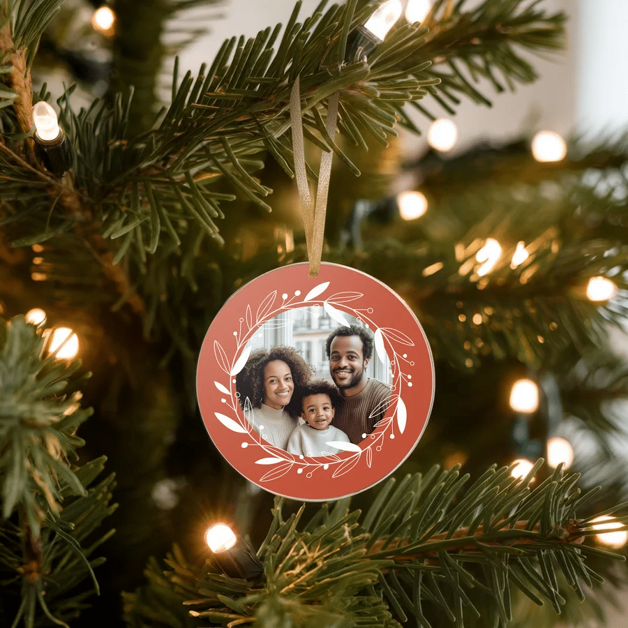 Décoration de Noël avec photo Décoration de Noël avec photo - cadeau mamie papy