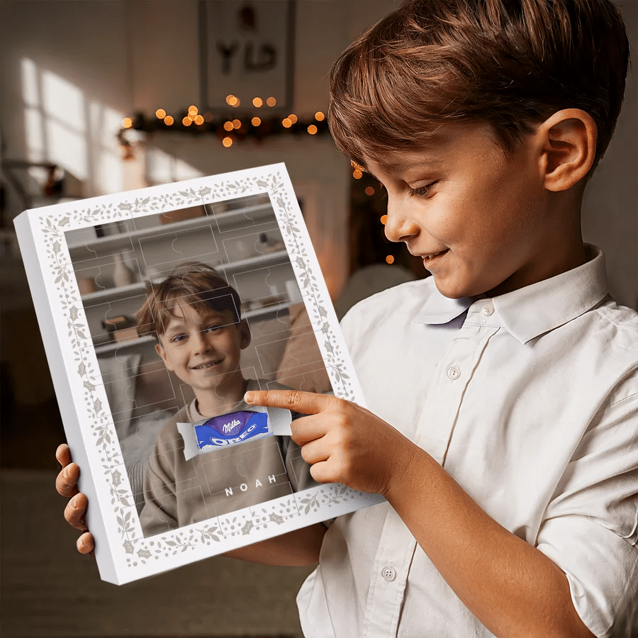 calendrier de l'Avent avec chocolat - cadeau pour Grand-mère